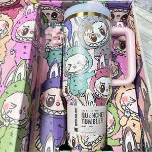 Stanley Quencher Tumbler - Custom Labubu Design